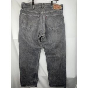 Levi's 501 XX Jeans Men's 40 x 32 Straight Leg Button Fly High Rise Gray Denim